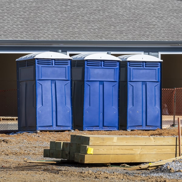 are there any restrictions on where i can place the porta potties during my rental period in Hartington Nebraska